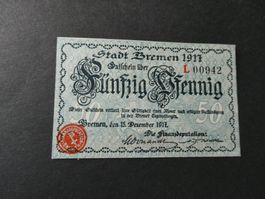 Dt. Reich,  Bremen,  Notgeldschein