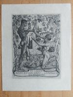 Exlibris August Stoehr - Original Radierung 1902
