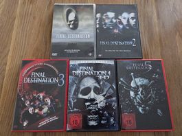 Final Destination 1-5 DVD's