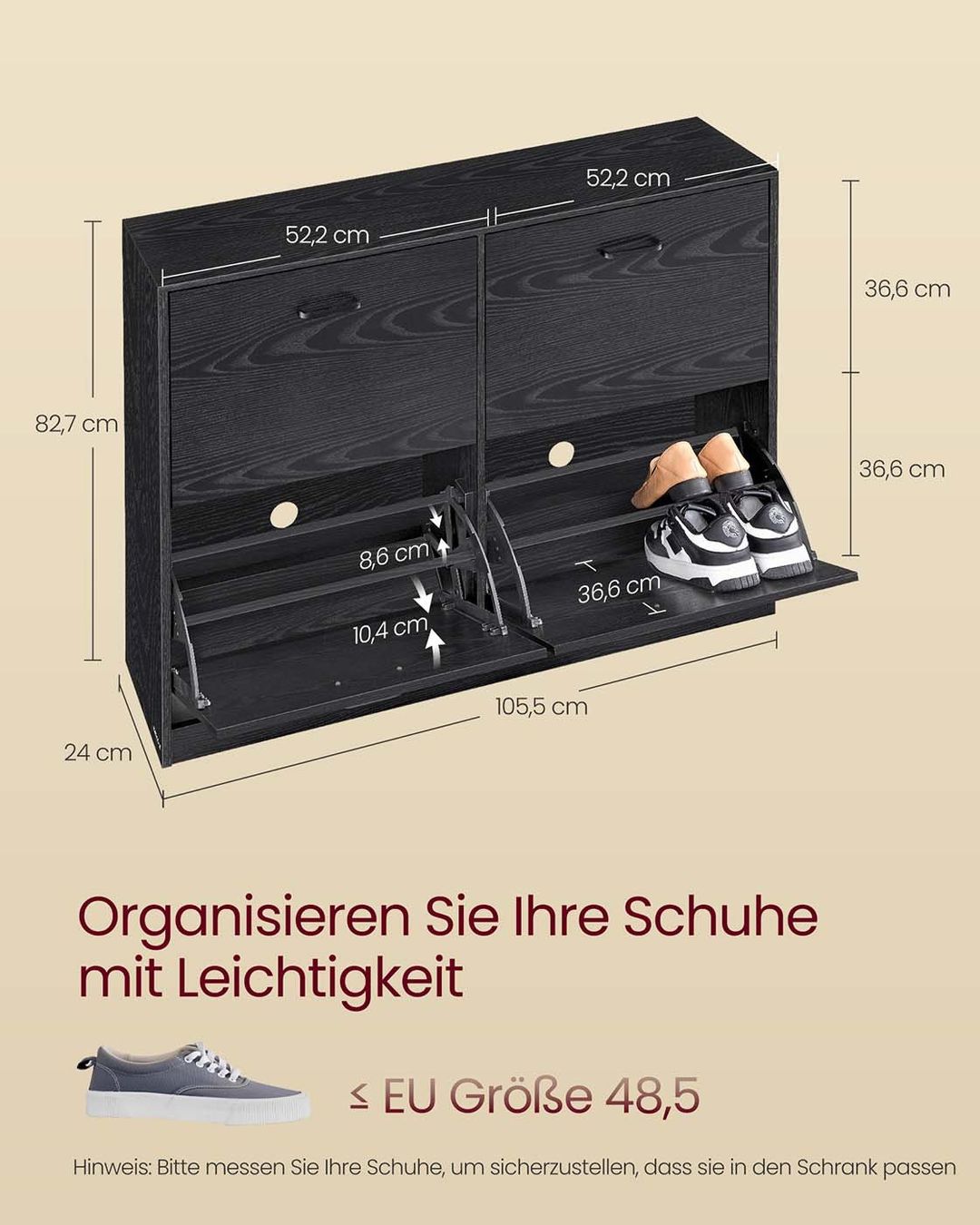 Armadi: Schuhkipper mit 4 Klappen Schuhregal – Nuovo e nell'imballaggio originale da Lachen SZ venduto da MAMORU-MOEBEL 5