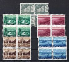 1955 Pro Patria Viererblocks postfrisch   15948
