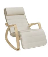 SONGMICS Schaukelstuhl / Relaxsessel Beige  wenig gebraucht