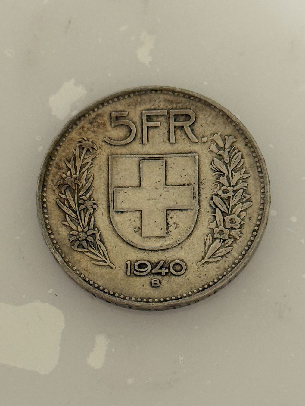 Tutti le monete: 5 Franken 1940  Rar – Usato da Wallisellen venduto da SWISS_SILVER1 1