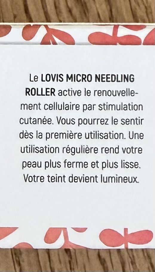 Cura del viso: Rouleau de Micro Needling LOVIS NEUF – Nuovo e nell'imballaggio originale da Courgevaux venduto da auxtrouvailles 2