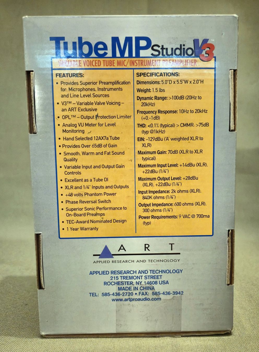 Verstärker: Tube MP Studio V3 – Gebraucht aus Jona von brackets 4