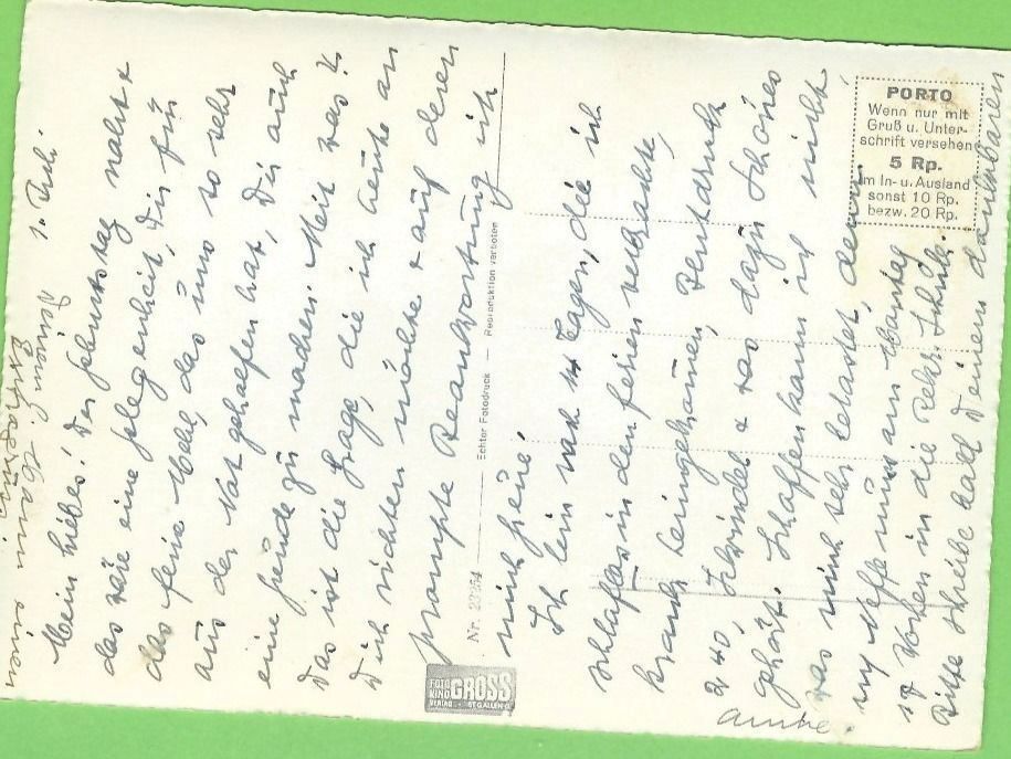 Cartoline postali: Amden mit Mattstock – Usato da Zürich venduto da t24_de 1
