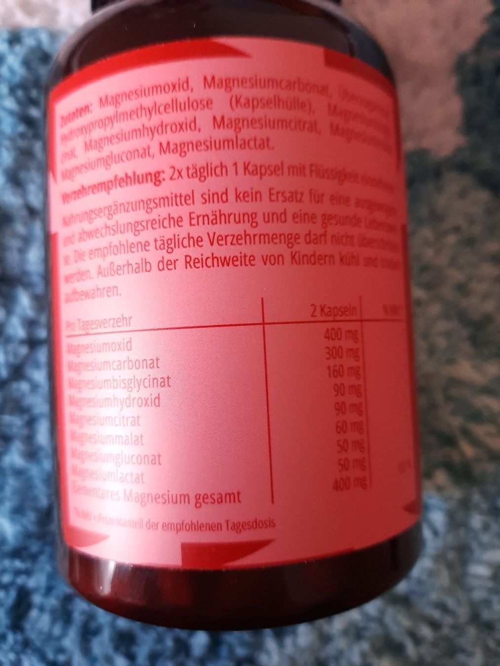 Cibi & Specialità: Magnesium ca.160 Kapseln, 8 fach Komplex – Usato da Niedergösgen venduto da Happy-7 1