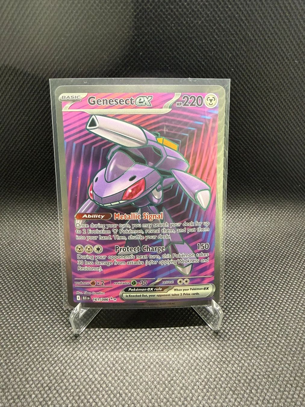 Pokémon Carte collezionabili: Pokemon Black Bolt Genesect ex SR 161/086 – Usato da Horn venduto da Chilldone