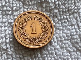 1 centime/rappen 1928