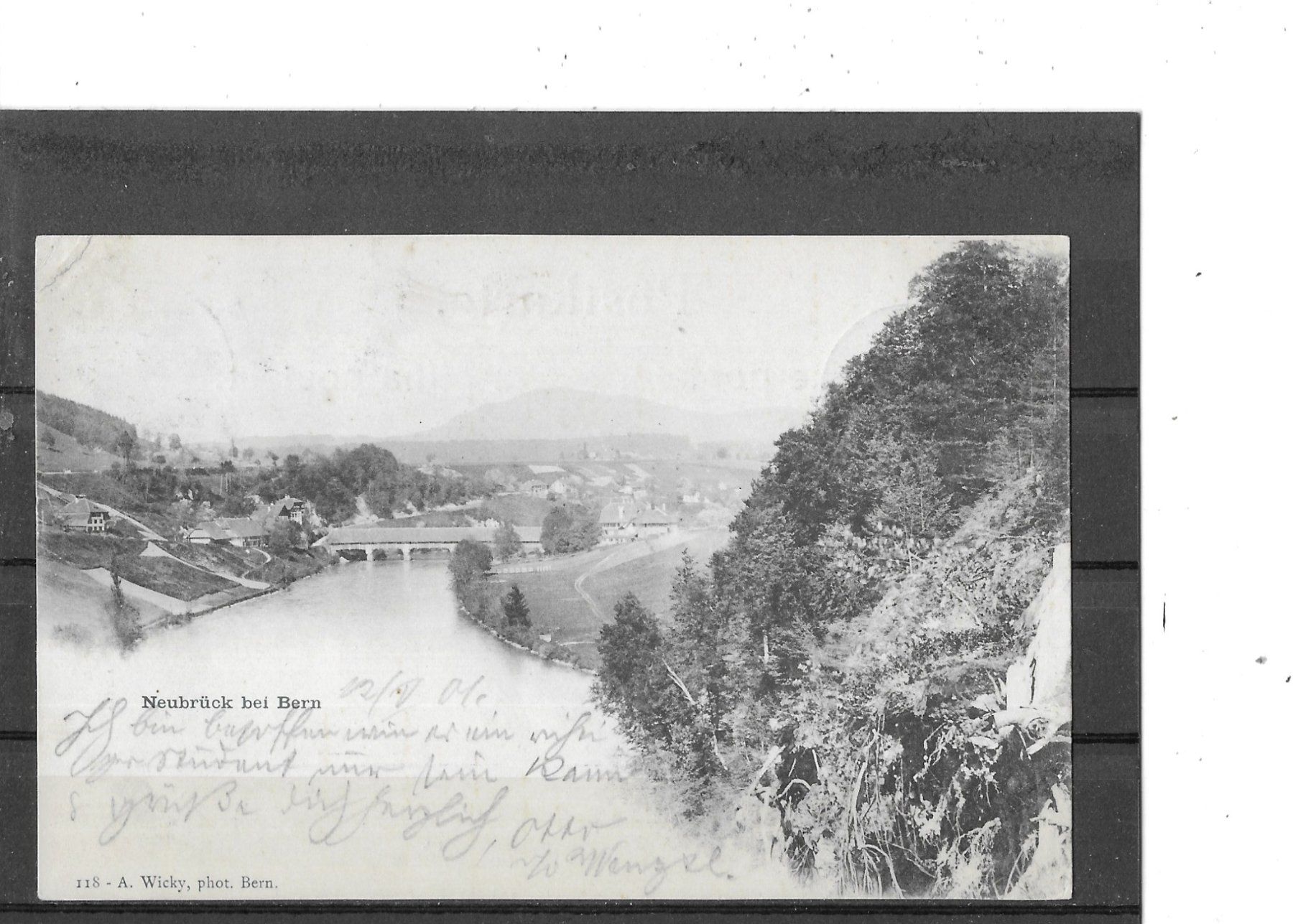 Ansichtskarten: BE Neubrück bei Bern 1901 – Gebraucht aus Schocherswil von Wilare