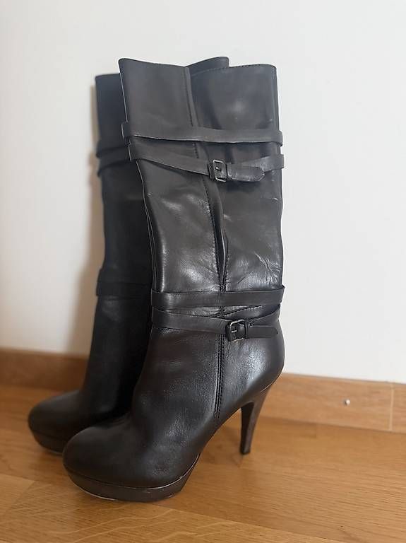 Damenschuhe: MAX Shoes Lederstiefel, 39 – Gebraucht aus St. Gallen von 13_ 1