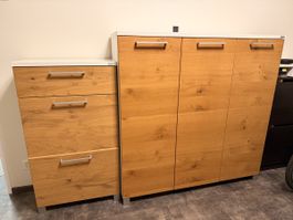 Garderobenmöbel Set mit Sitzbank