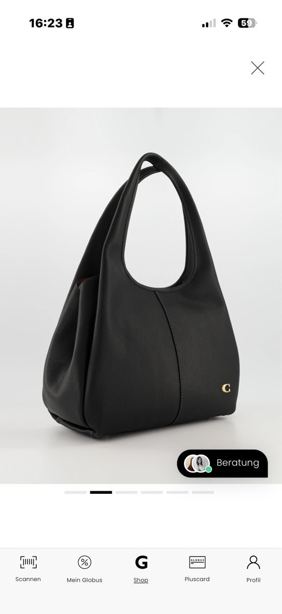 Coach Taschen für Damen: Schultertasche von Coach, Modell Lana, neuwertig, schwarz – Neu (gemäss Beschreibung) aus Fraubrunnen von curly011