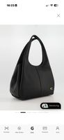 Schultertasche von Coach, Modell Lana, neuwertig, schwarz