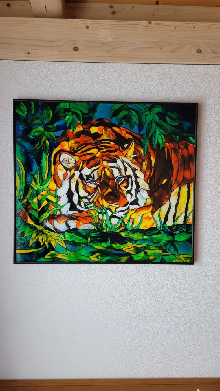 Foto & Immagini: 🐅🌿Wandbild Tiger – Usato da Gelterfingen venduto da Spade88 2