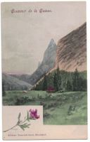 Künstlerkarte: Souvenir de la Suisse