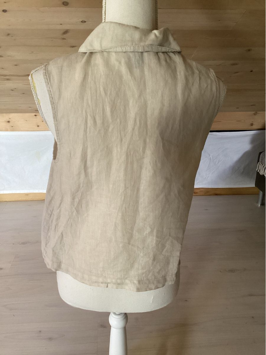 Top: Mazine Damen Top Leinen Grösse XS  – Usato da Steckborn venduto da smilla70 1