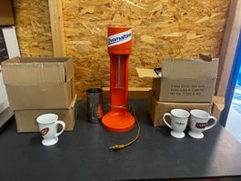 OVO Kultmixer inkl 10 OVO & 14 Caotina Tassen