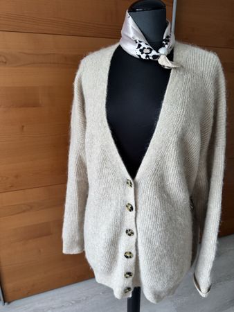 Strickjacke Second Female / beige / Gr. 40/42