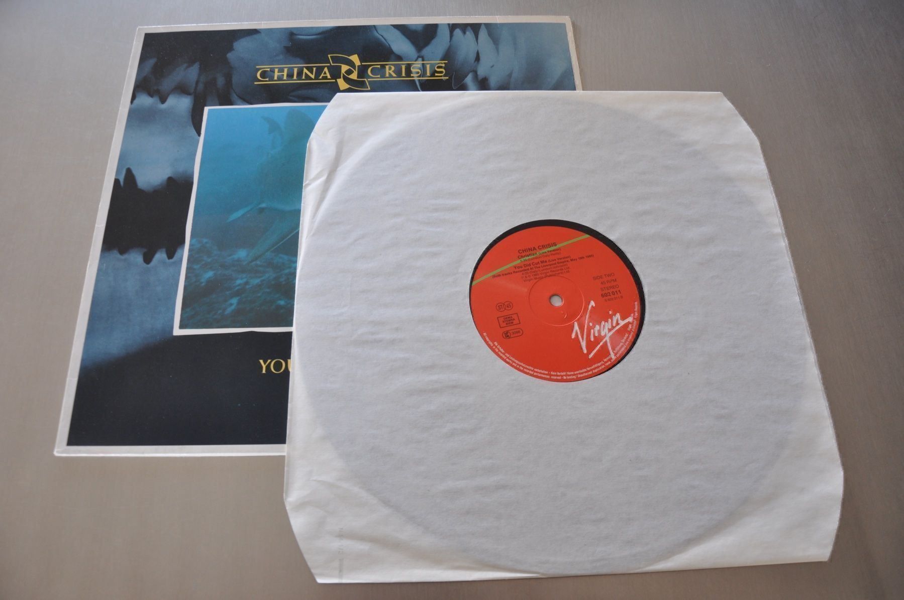 Schallplatten: CHINA CRISIS 12 YOU DID CUT ME – Gebraucht aus Sion von jaipur1401 2