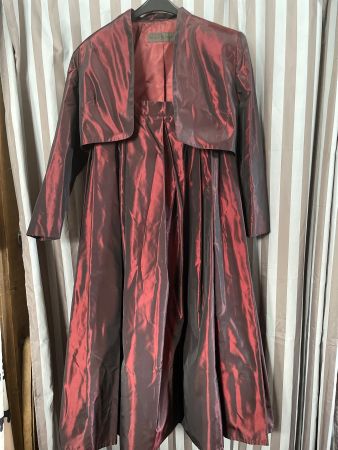 Ella Singh Abendkleid, 4 Teile, Seide, Gr 40