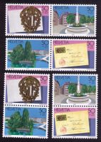 1990_GENF-BLOCK_Alle 4 ZUSAMMENDRUCKE komplett_4 Paare ! **
