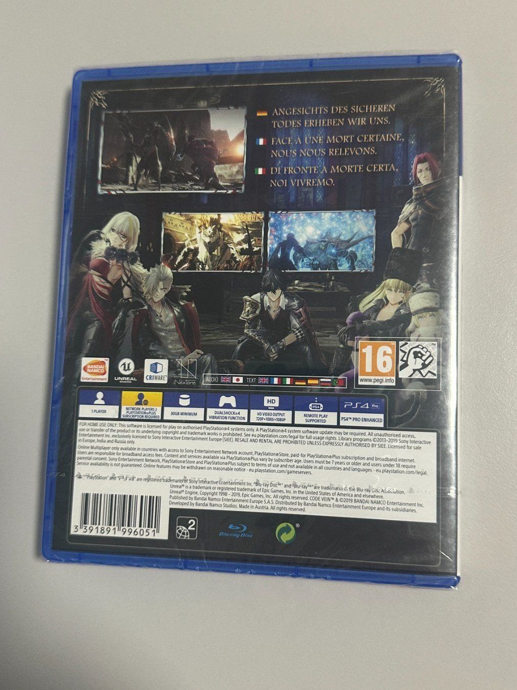 Giochi: Code Vein PS4 – SEALED / NEU – Usato da Balsthal venduto da KingHeroman95 1