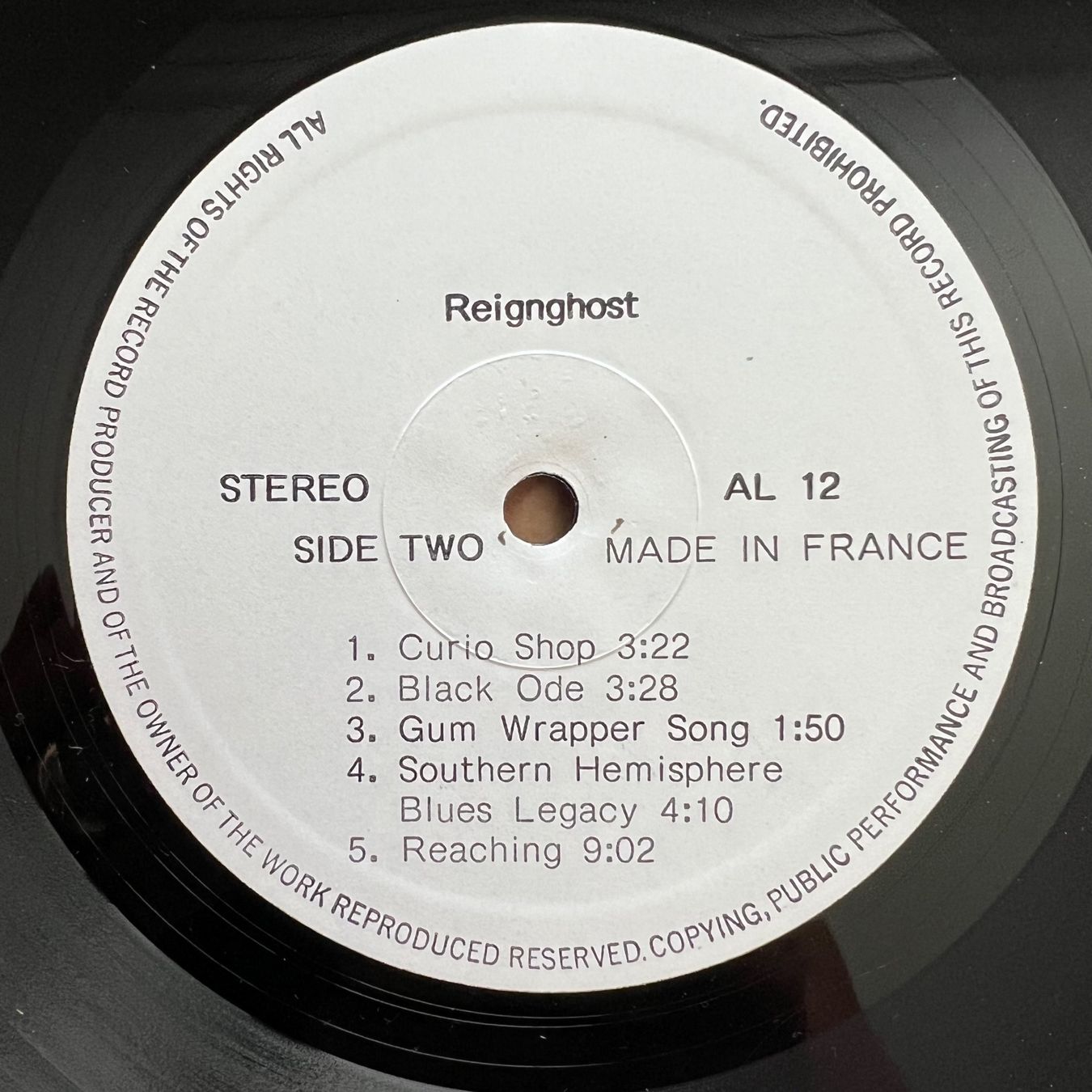 Schallplatten: Reign Ghost - Same / France-Press. 1987 - TOP condition – Gebraucht aus Gais von soundcave57 3