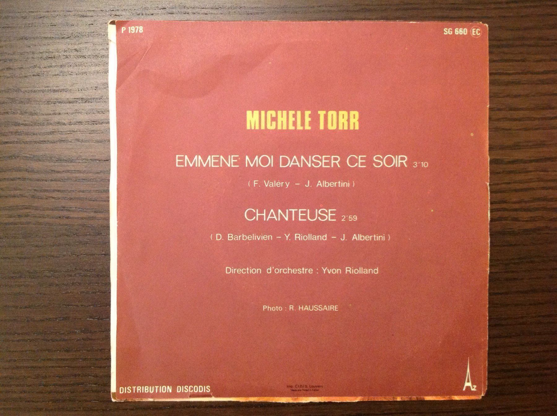 Dischi in vinile: Michèle Torr - Emmène-moi danser ce soir – Usato da Aigle venduto da St_anger 1
