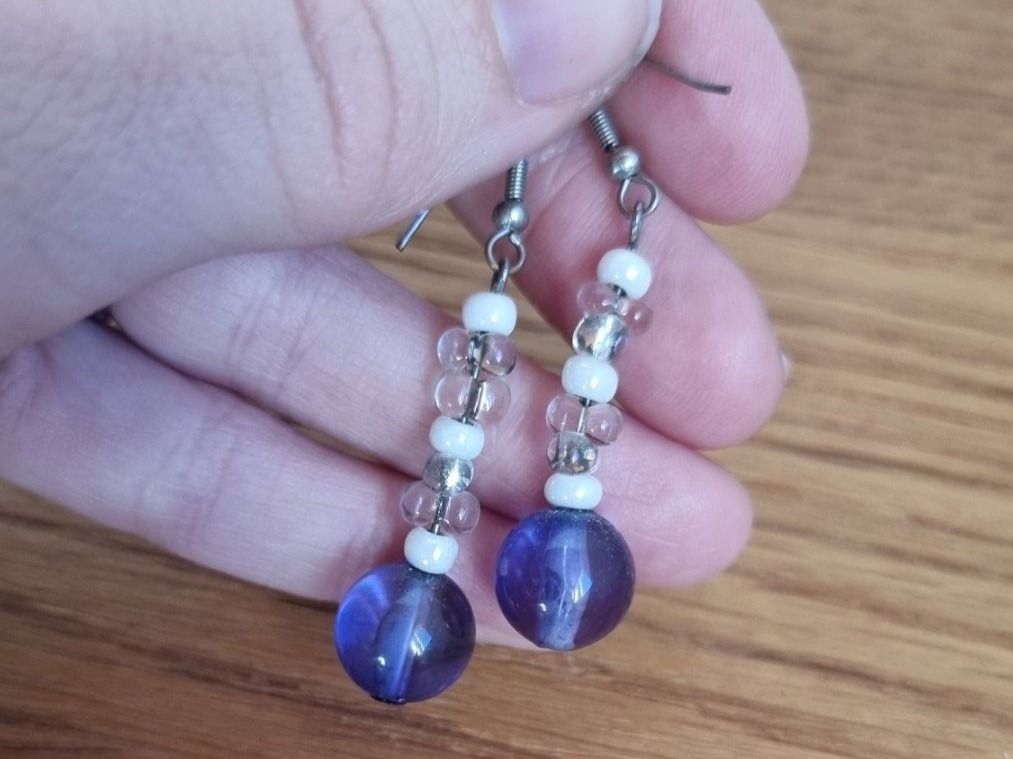 Orecchini pendenti & Orecchini a lobo: Boucles oreille en perle fait main – Usato da Les Breuleux venduto da Mily1991 1