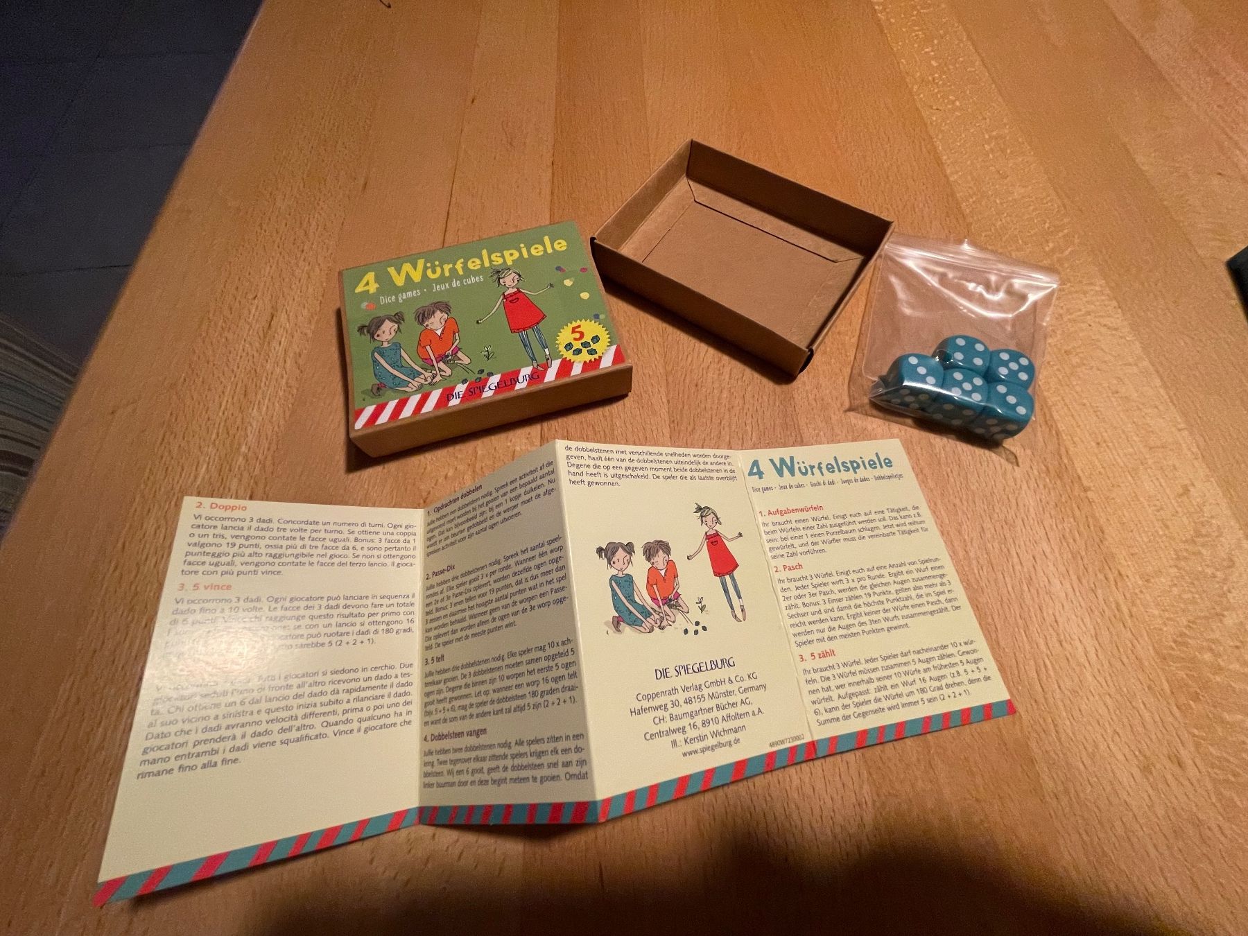 Ravensburger Jeux: 3 Karten/Würfelspiele, Uno Junior, schw.Peter, – D'occasion à Cham par 2eye 3