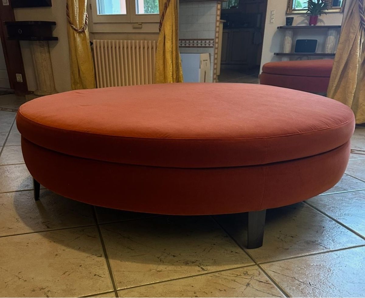 Minotti Poltrone: Pouf rond Minotti – Usato da Lausanne venduto da lo_99