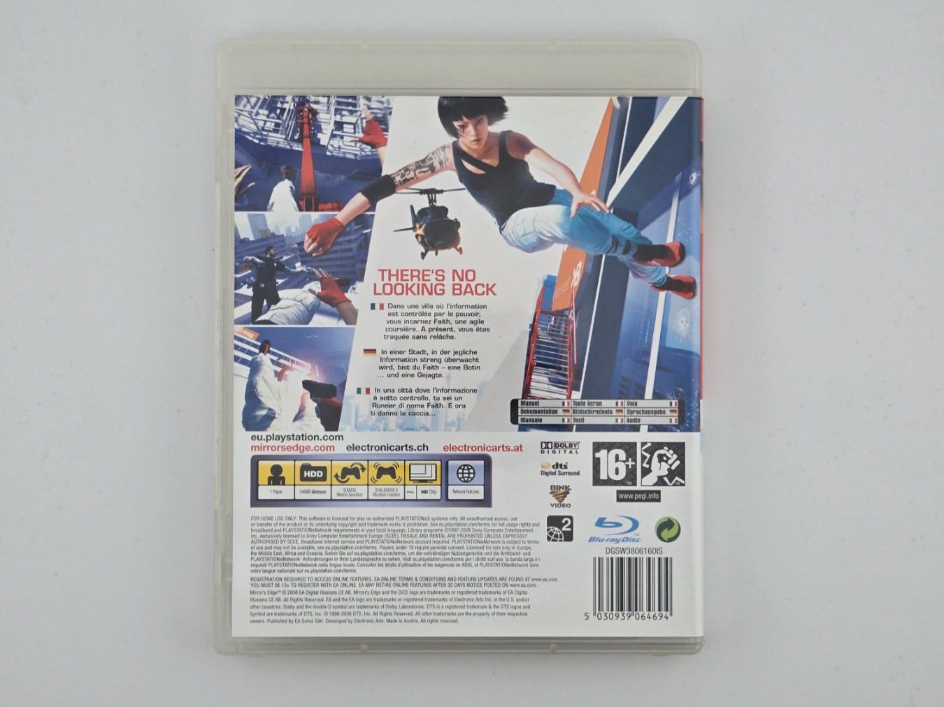 Sony Giochi: Mirrors Edge PS3 Spiel mit Hülle - Top! – Usato da Hunzenschwil venduto da Fluz 2