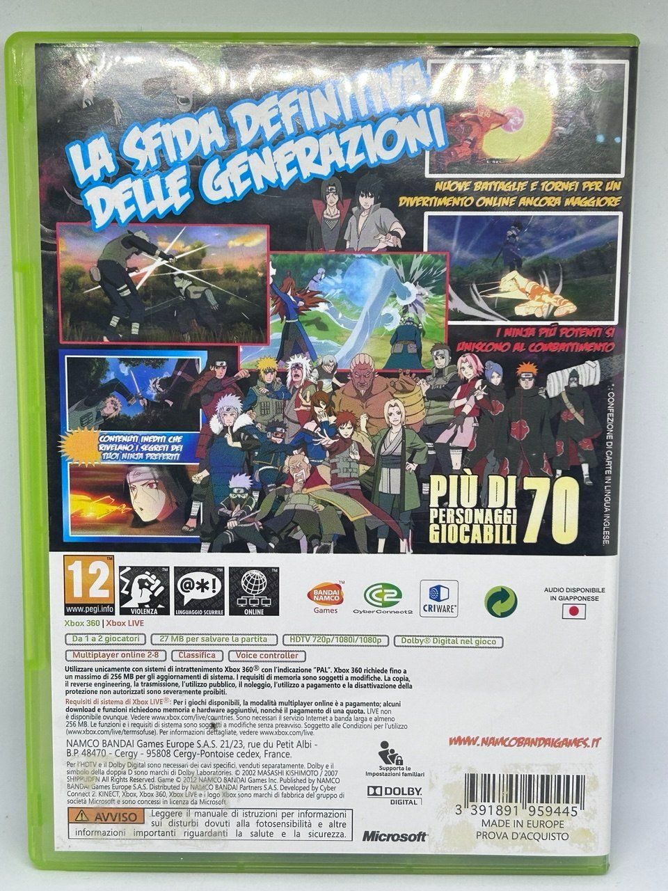 Microsoft Giochi: Naruto Shippuden: Ultimate Ninja Storm Generations Xbox360 – Usato da Giubiasco venduto da LorisVale 2