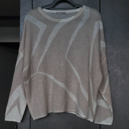 🐸 NILE STRICK PULLOVER L MIT ALPAKA UND WOLLE TOP ZUSTAND