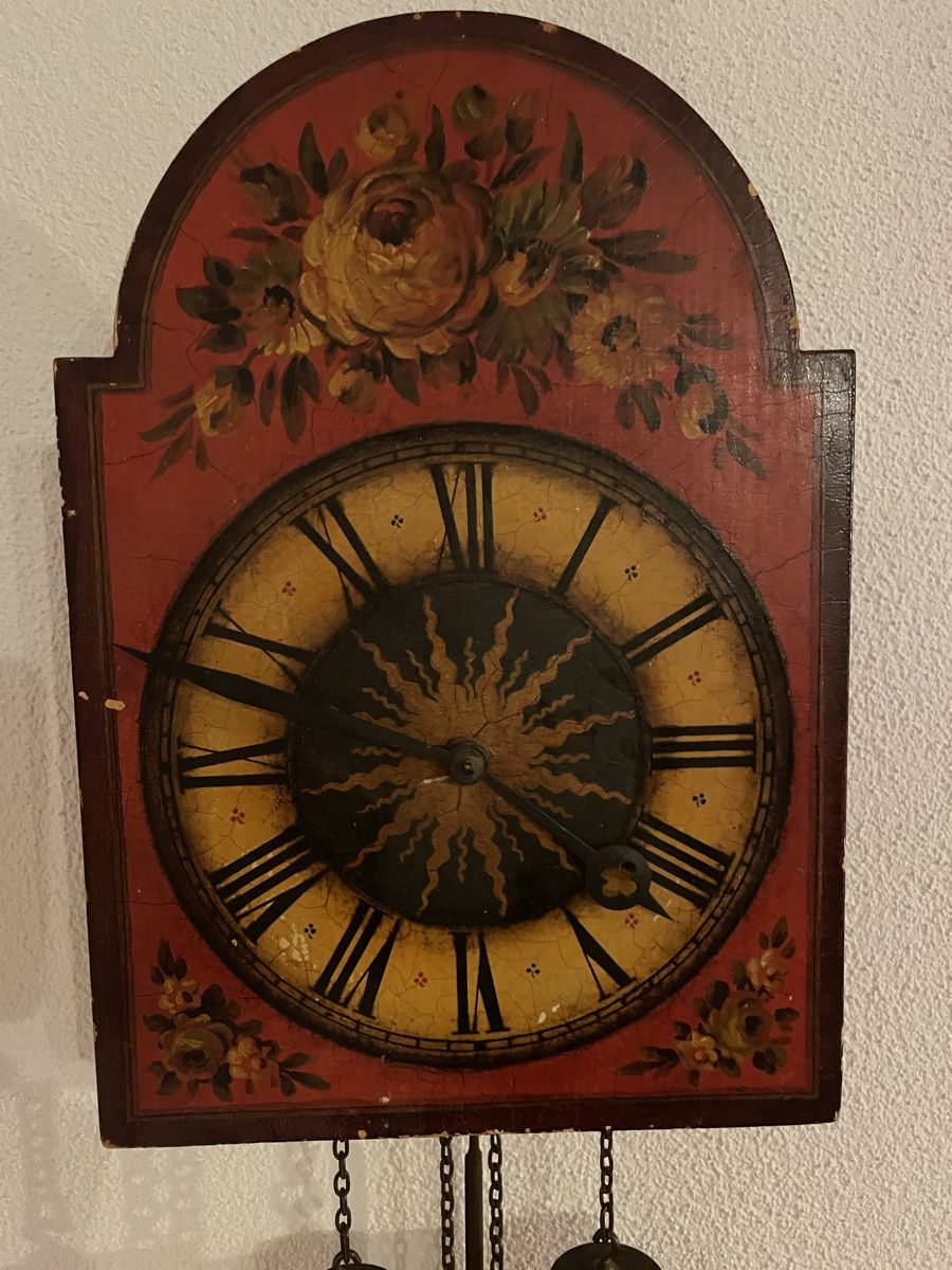 Altri accessori per orologi: Antike Wanduhr mit Rosenmalerei – Usato da Oberdorf NW venduto da Stern13 6