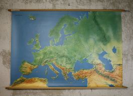 XL Schulwandkarte "Morphologische Europa"