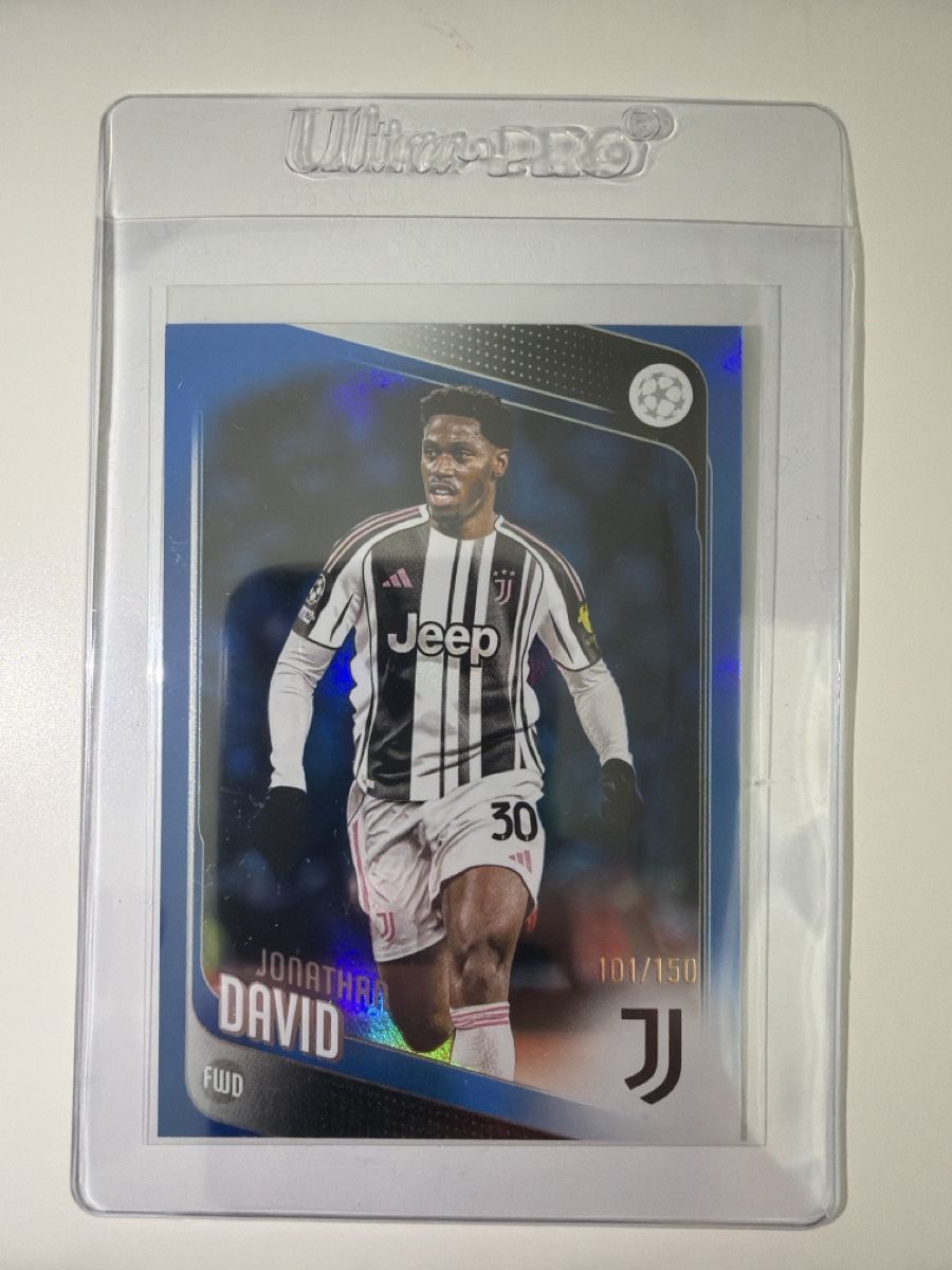 Topps Carte collezionabili: Topps UCC Flagship - Jonathan David - Juventus /150 – Usato da Cernier venduto da Kairjo