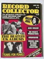 Record Collector June 1985 Beatles Billy Joel Tears for Fear