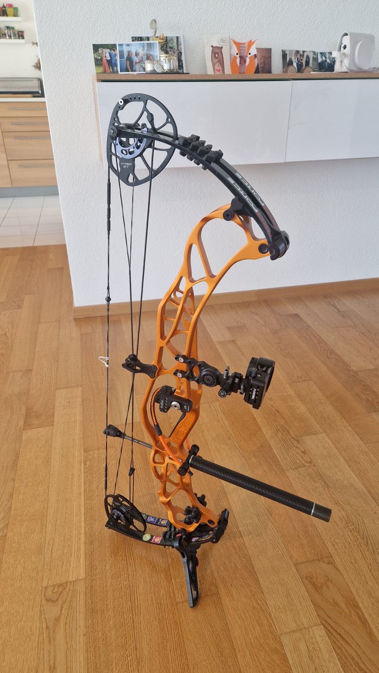 Hoyt Tiro con l'arco: Hoyt ProForce 2018 mit Axcel Visier – Usato da Mörschwil venduto da wilderness_97 1