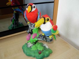 «Papagei Duo» mit Batterien
