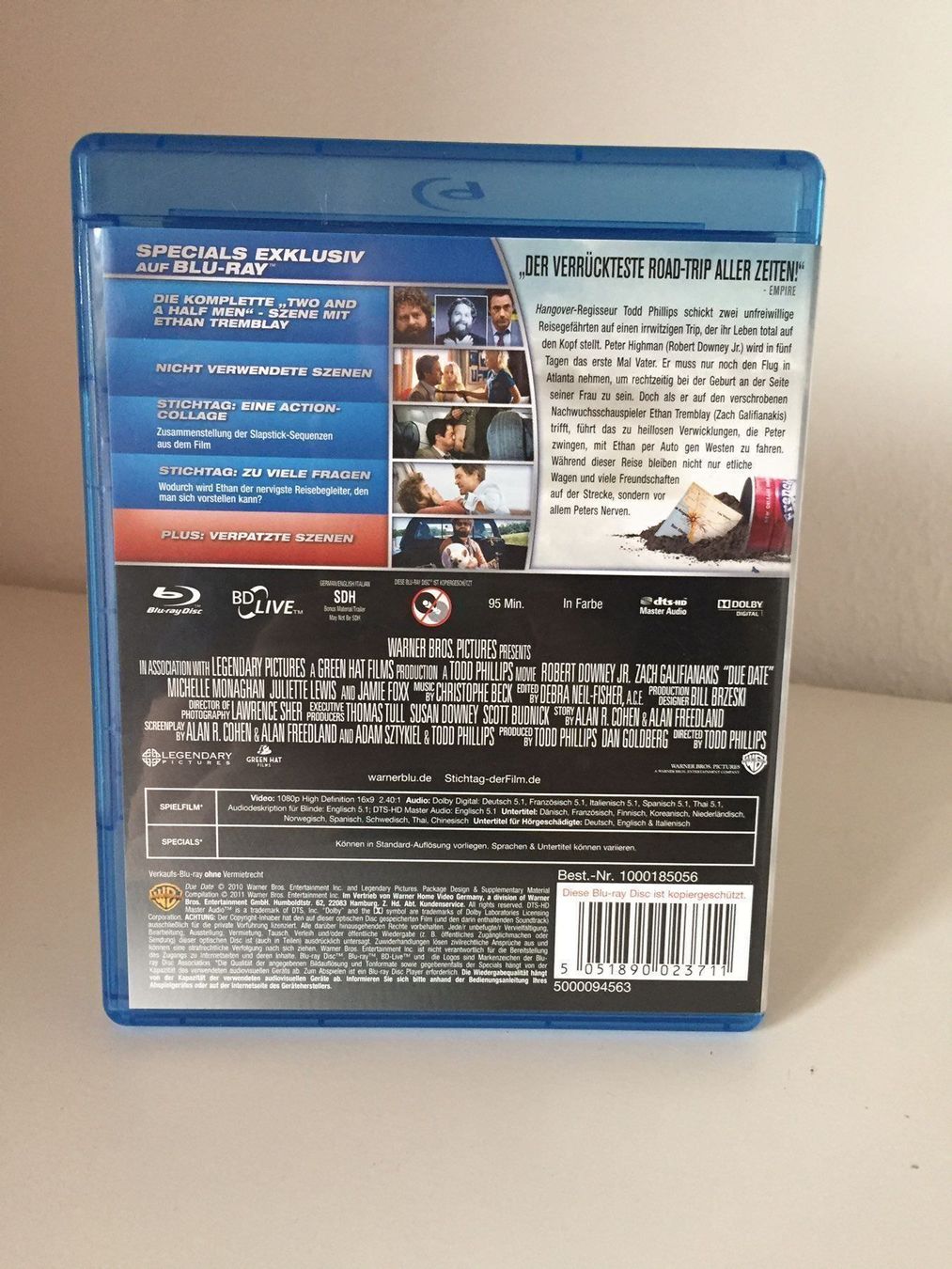 Tutti i DVDs: Stichtag - BLURAY- – Usato da Tecknau venduto da Otacon0 1
