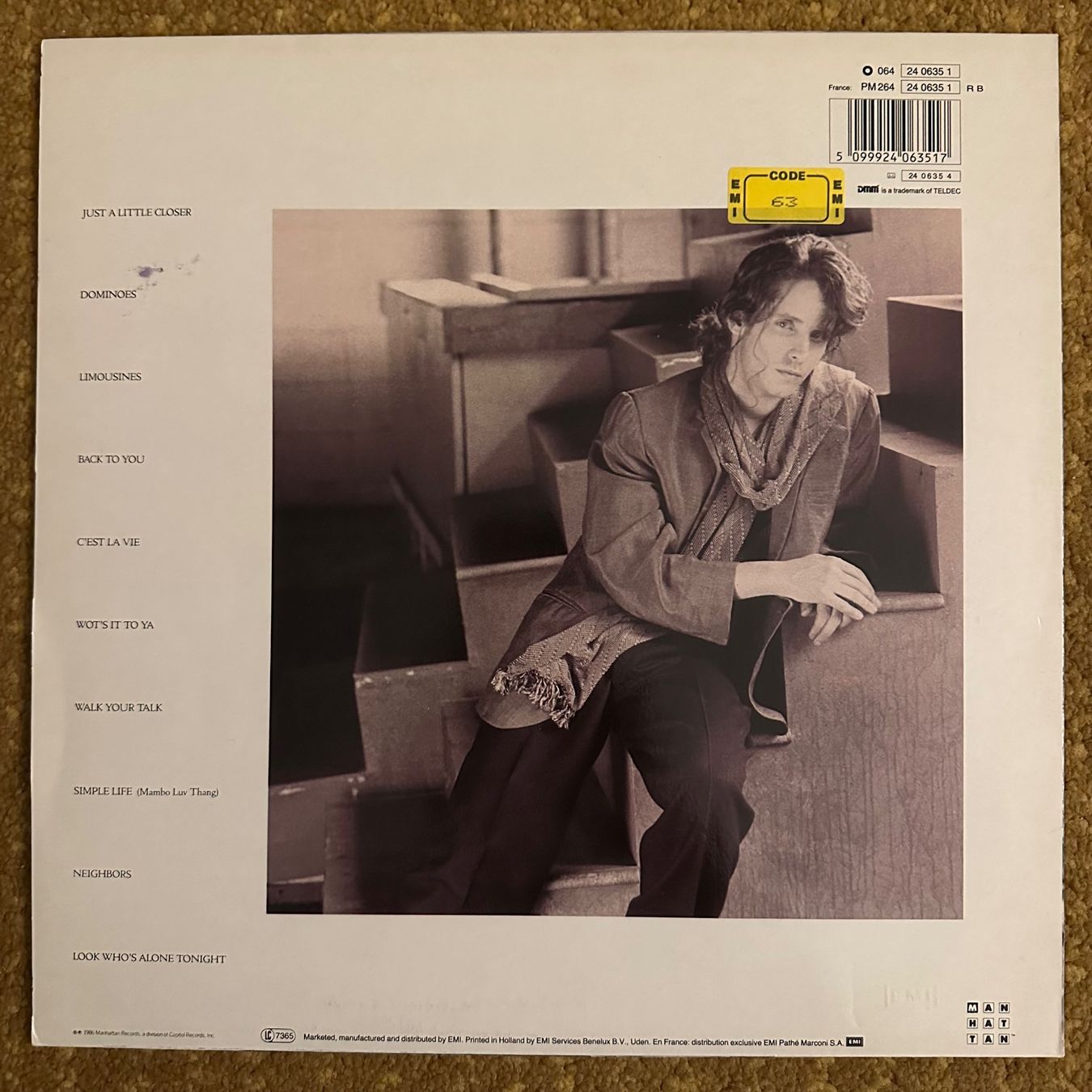 Schallplatten: LP - Robbie Nevil - Robbie Nevil – Gebraucht aus Breganzona von Onairda75 1