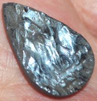 Cabochon L-2837 – Schungit Druzy Roh 26X15mm