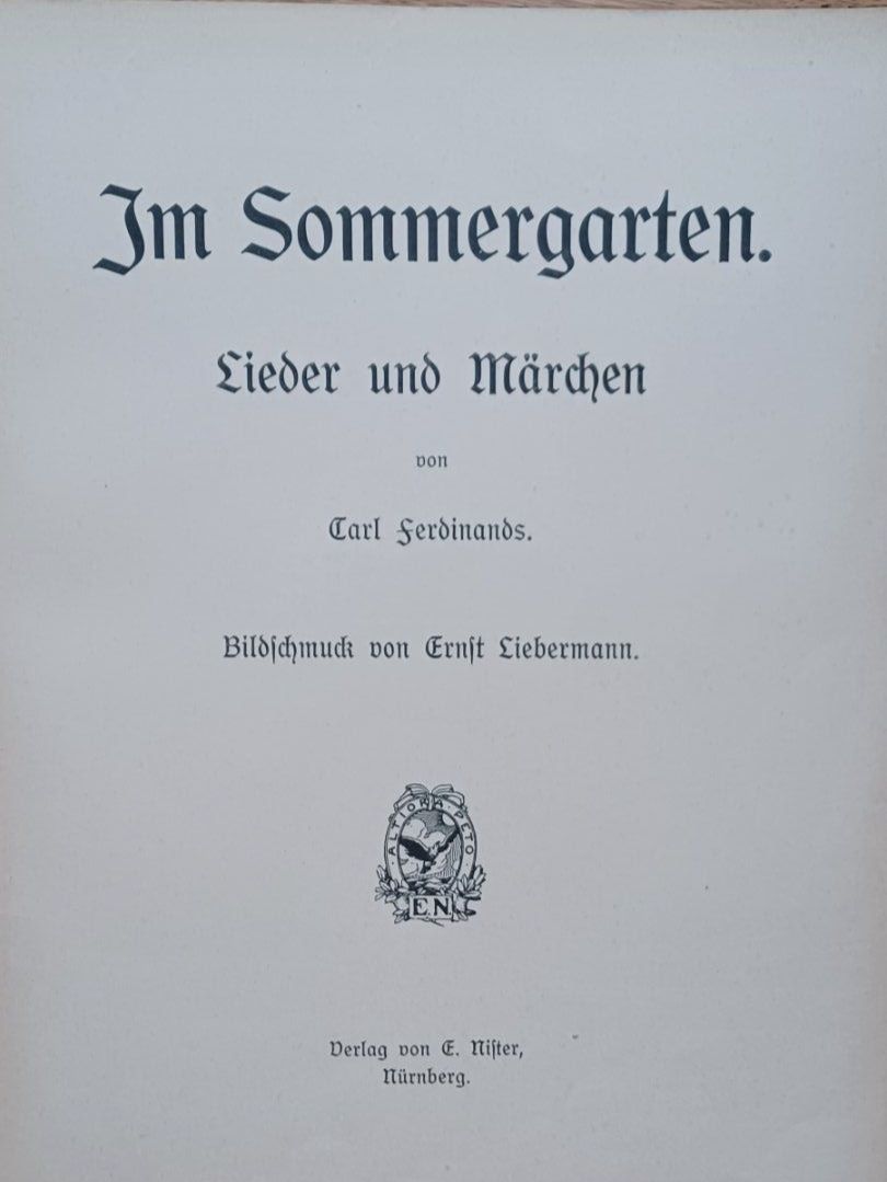 Libri: Im Sommergarten  Märchen – Usato da Allschwil venduto da alphonso2 1