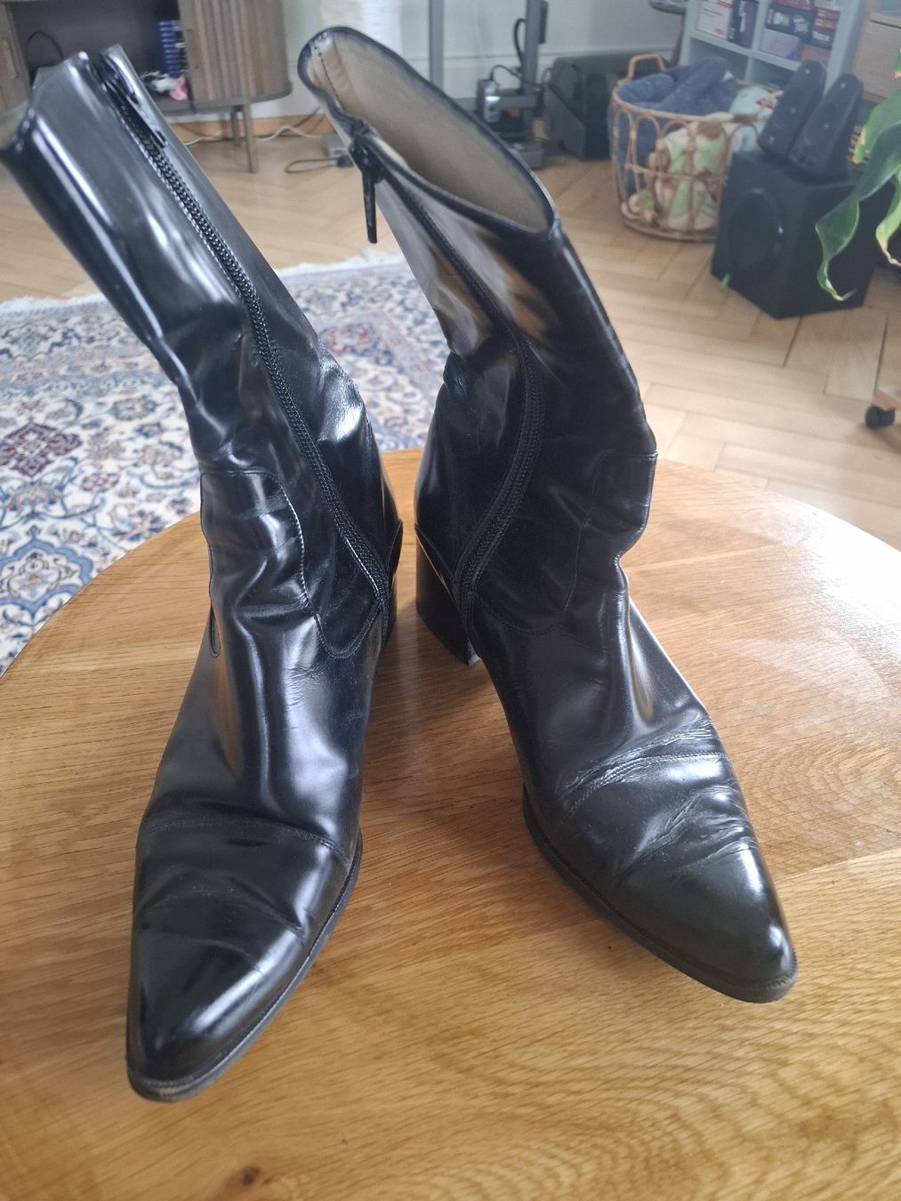 Damenschuhe: Lederstiefel von Florence Girardier, Grösse 37 – Gebraucht aus Kriens von looooora 1