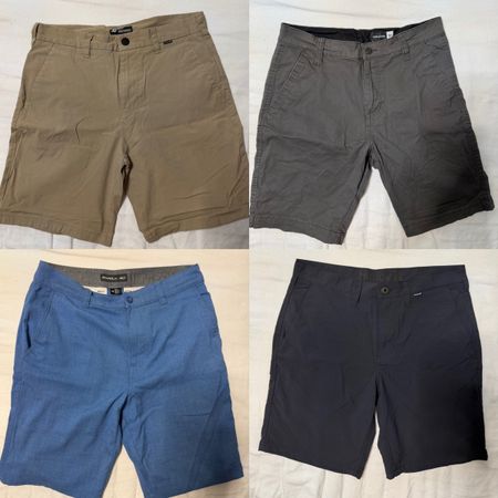 4x Shorts Hurley, Volcom, O’Neill Gr.30