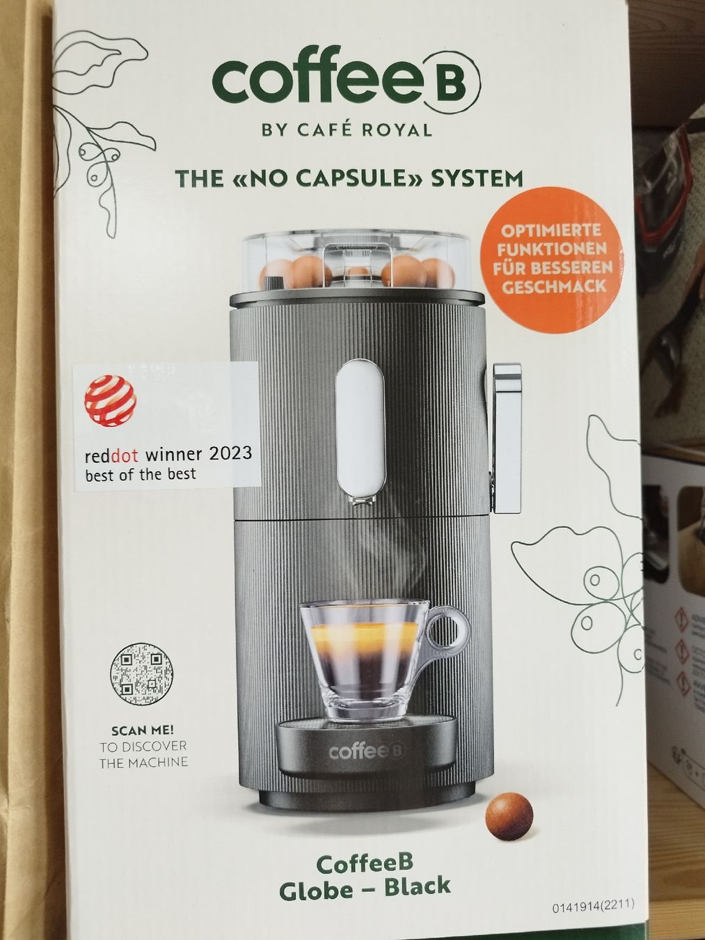 Coffee B Kaffeemaschinen & Espressomaschinen: CoffeeB Globe - Black Kaffeemaschine Neu – Neu und originalverpackt aus Walkringen von ani_6bgd