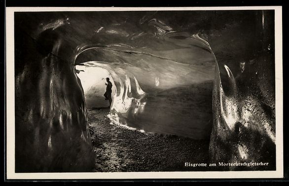 Cartes postales: Eisgrotte am Morteratschgletscher mit ei – D'occasion à Berlin par bartko-reher