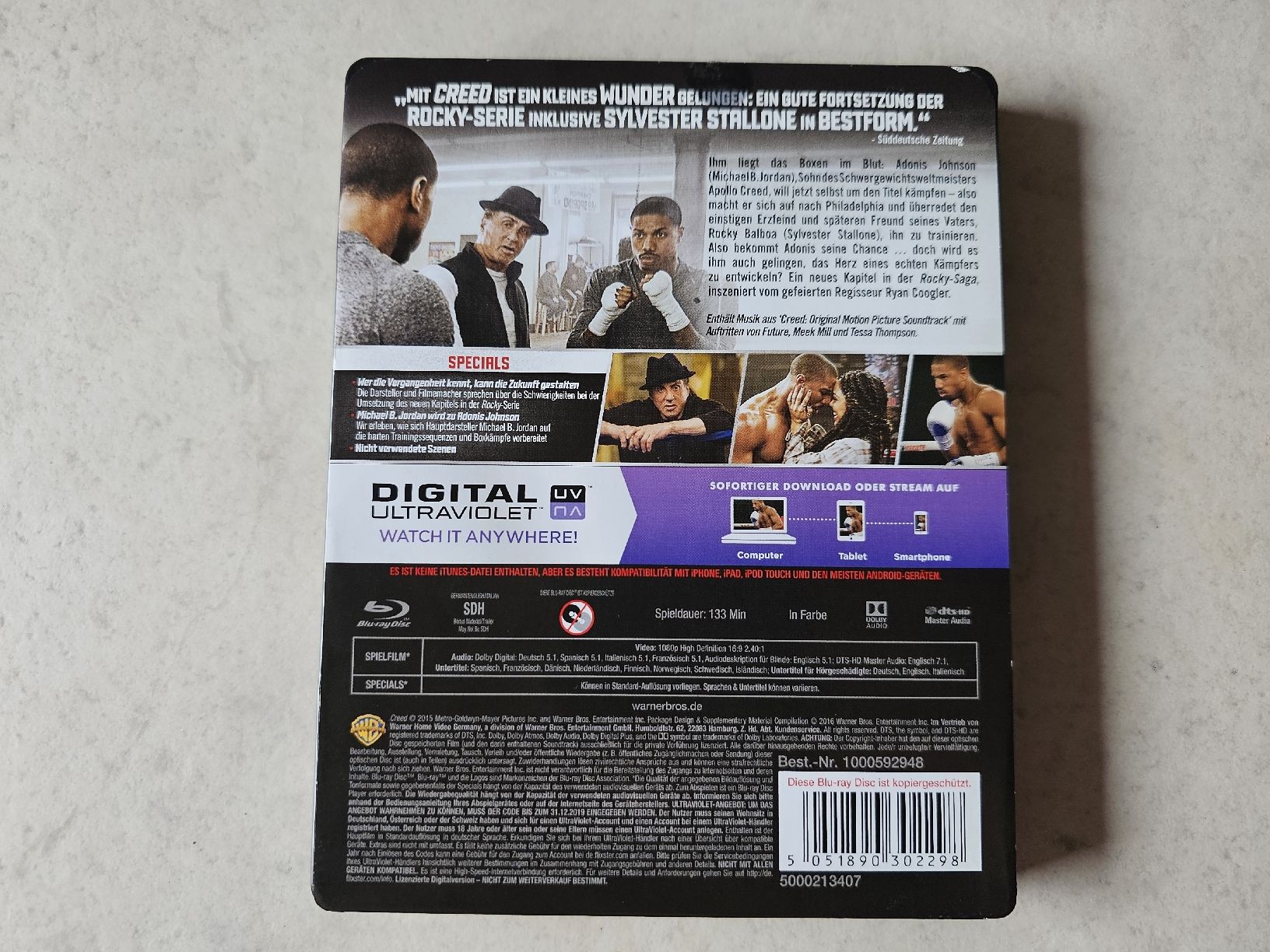 Tutti i DVDs: Creed  -  Limitierte Steelbok Bluray Edition – Usato da Schneisingen venduto da backstore24 1
